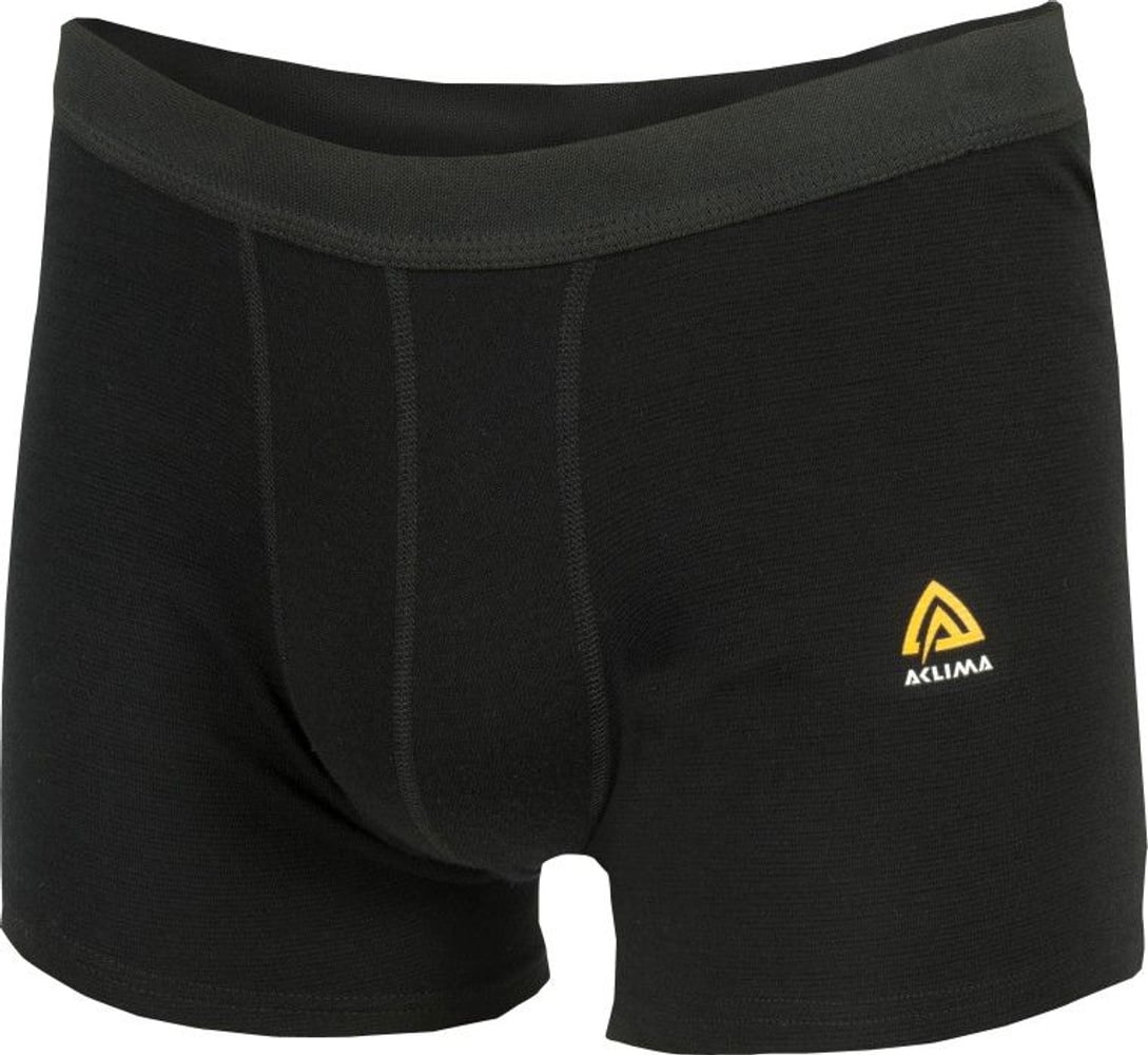 productImage: Aclima M's WarmWool Boxer Shorts Jet Black