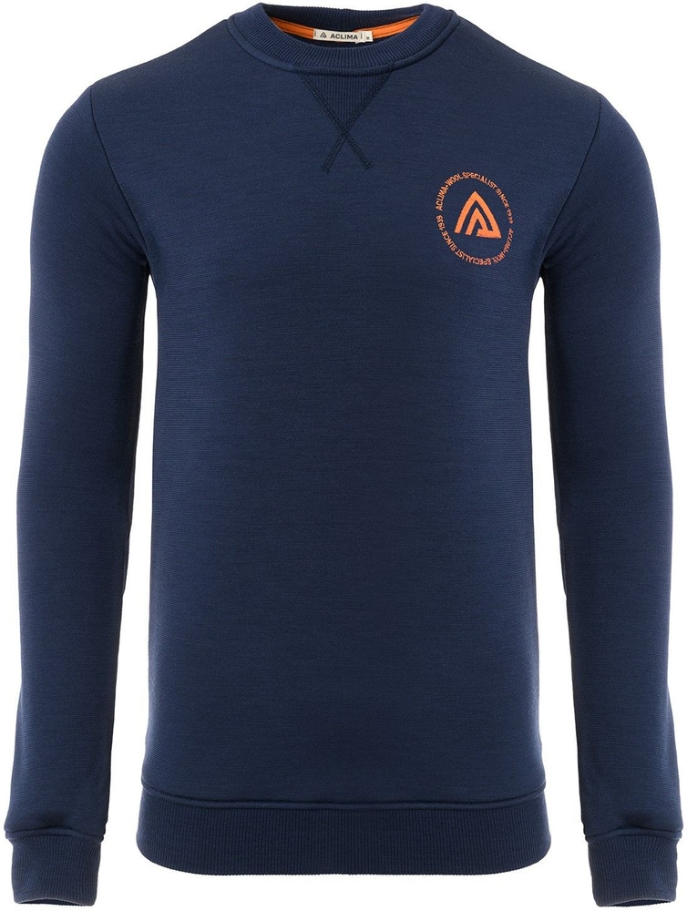 productImage: Aclima FleeceWool V2 Crewneck Man Navy Blazer