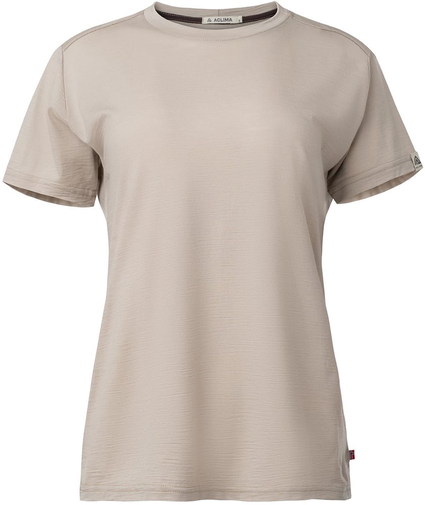 productImage: Aclima LightWool 180 Classic Tee W's Simply Taupe