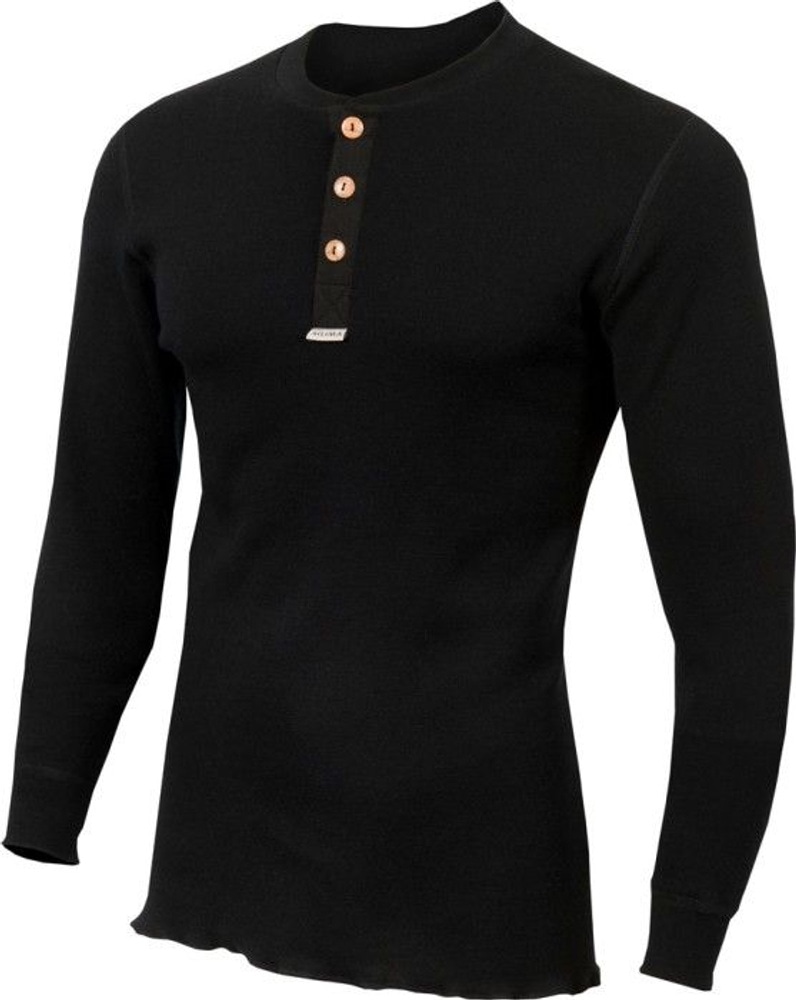 productImage: Aclima WarmWool Granddad Shirt Man Jet Black