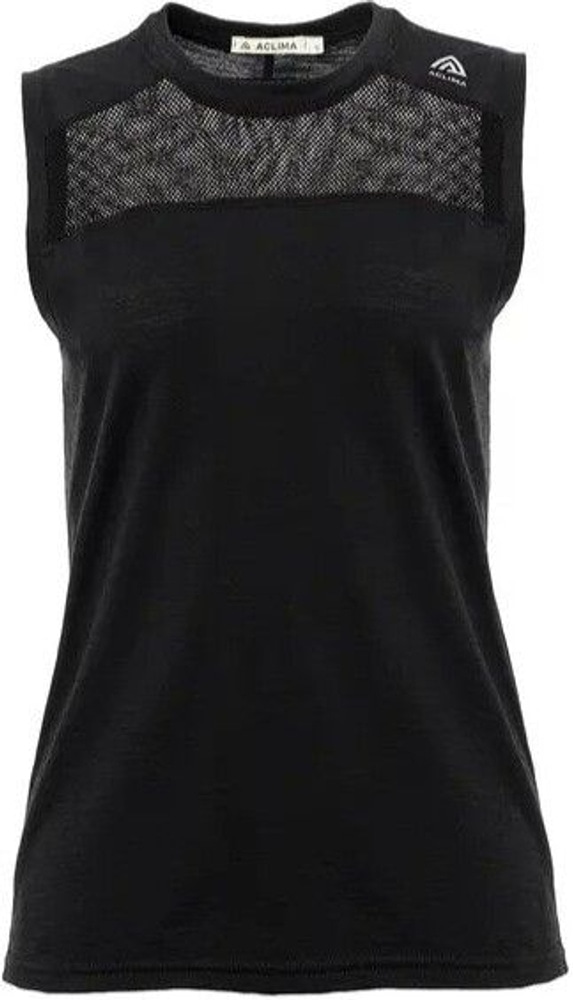 productImage: Aclima LightWool Sports Singlet W's Jet Black