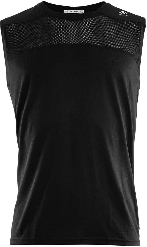 productImage: Aclima M's Lightwool Sports Singlet Jet Black