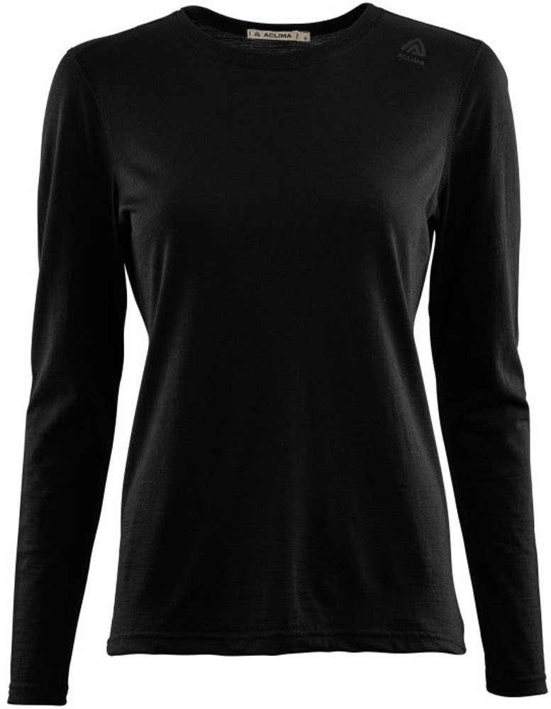 productImage: Aclima W's LightWool Undershirt Long Jet Black