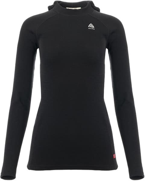 productImage: Aclima WarmWool Hoodsweater V2 Woman Jet Black