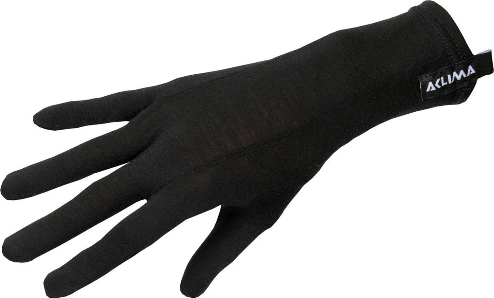 productImage: Aclima HotWool Heavy Liner Gloves Unisex Jet Black