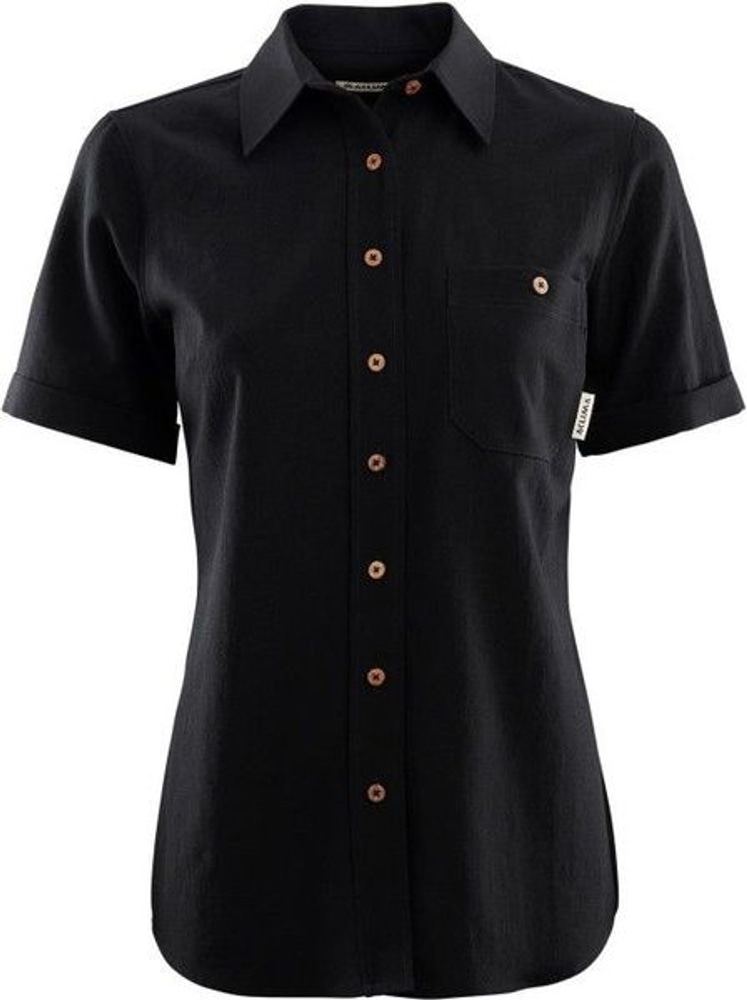 Aclima W's LeisureWool Short Sleeve Shirt Jet Black, view: 1