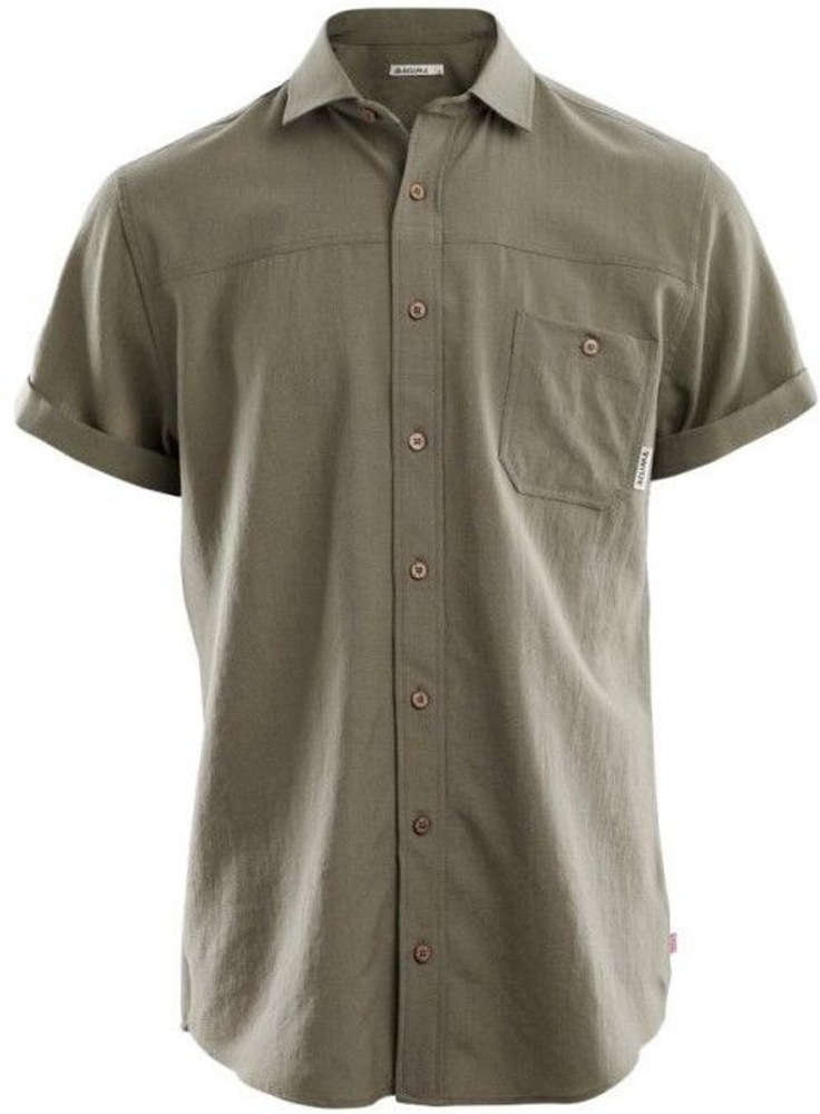 productImage: Aclima LeisureWool Short Sleeve Shirt Man Ranger Green