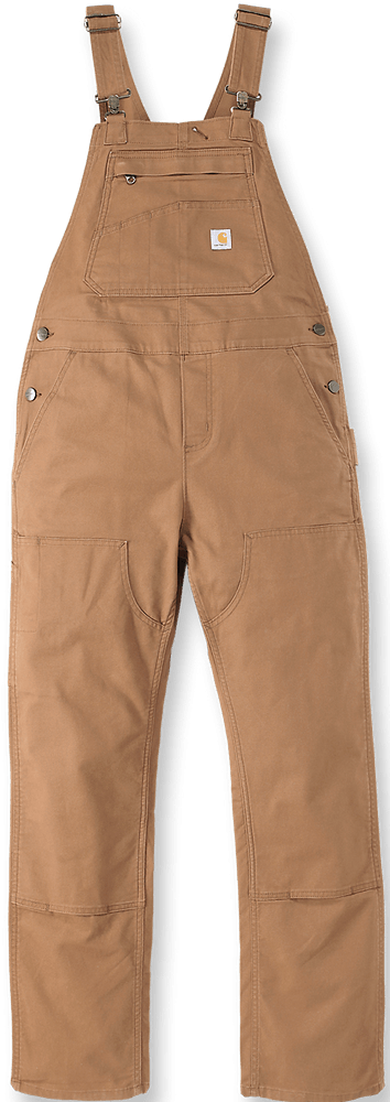 productImage: Carhartt W's Ashland Loose Fit Denim Bib Overal Carhartt® Brown