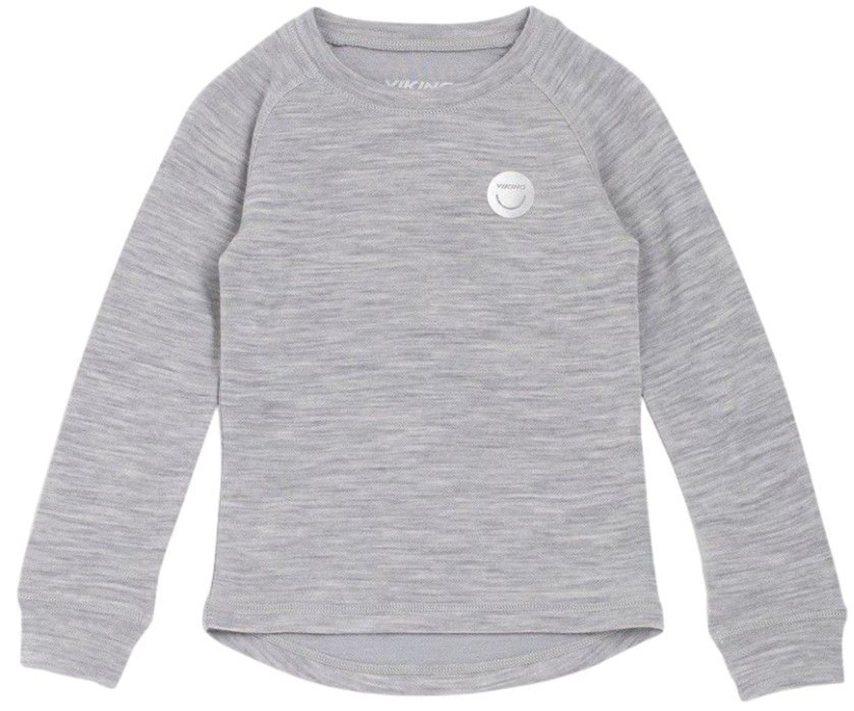 productImage: Soft Baselayer Merino Top Kids Grey/Light Grey