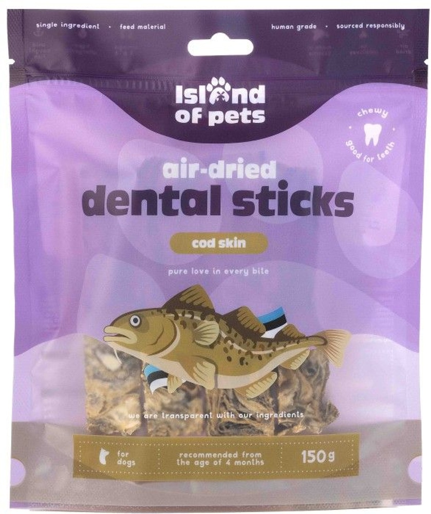 productImage: Island of Pets Cod Skin Dental Sticks 150 g