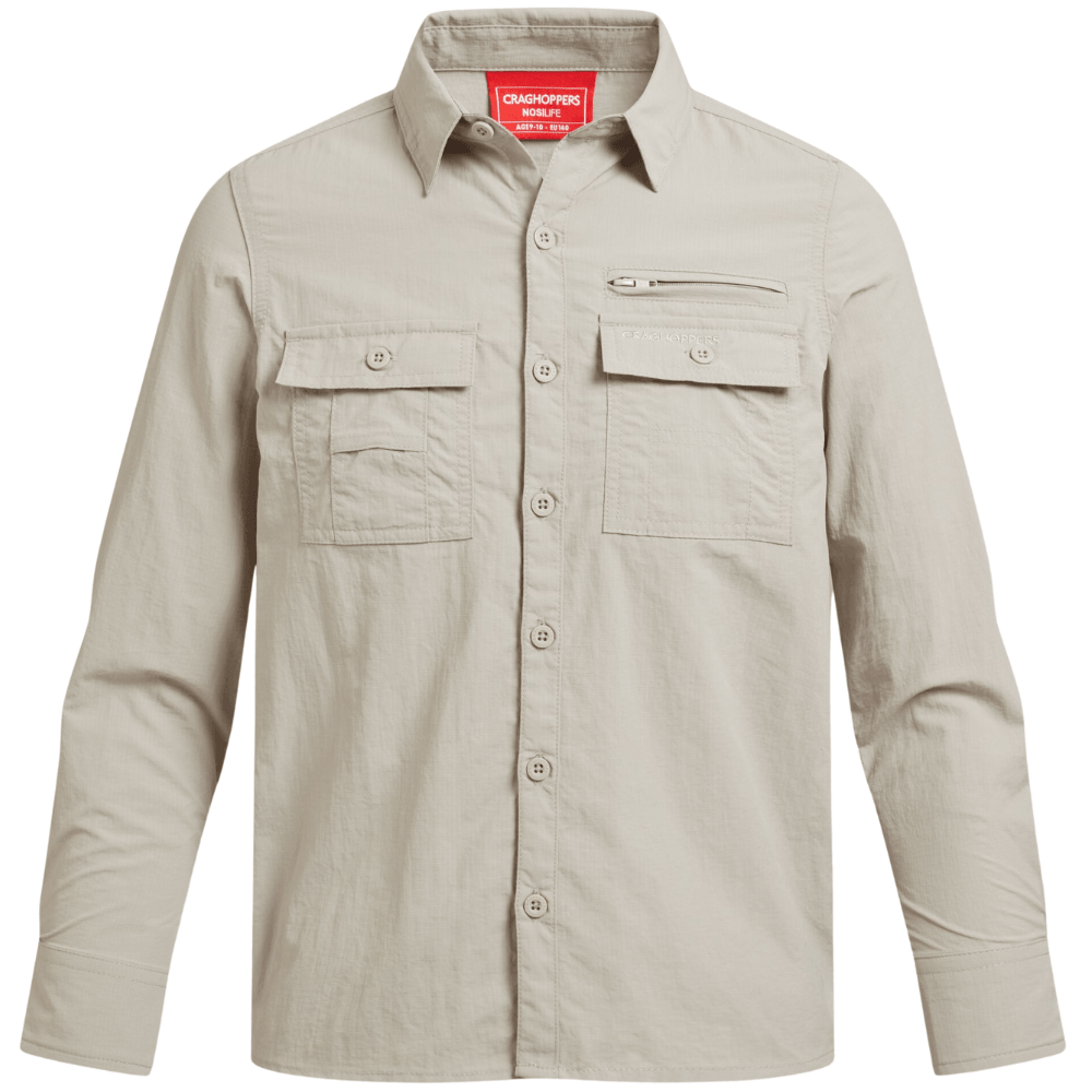 productImage: NosiLife Adventure Long Sleeved Shirt Kids Parchment