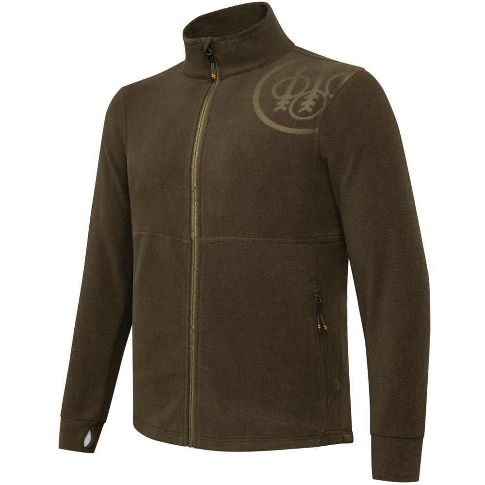 productImage: M's HP Logo Full Zip Green Moss