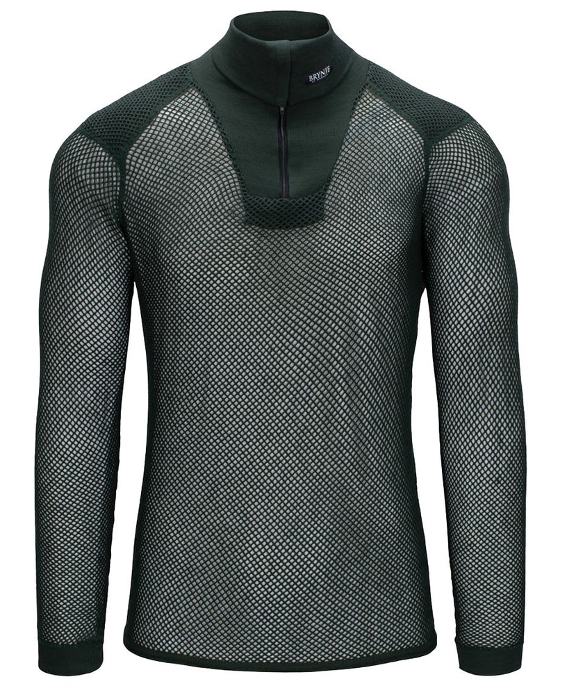 productImage: Super Thermo Zip Polo w/inlay Green