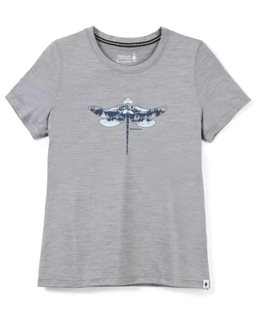 Women’s Merino Sport 150 Dragonfly Summit Slim Light Gray Heather, view: 1