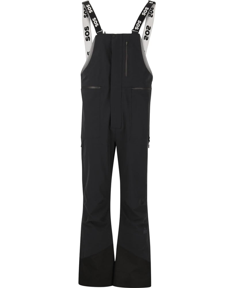 Lipno M Shell Bib Pants Black, view: 1