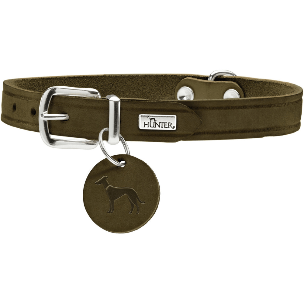 Collar Aalborg 52/M Leather Olive Green, view: 1