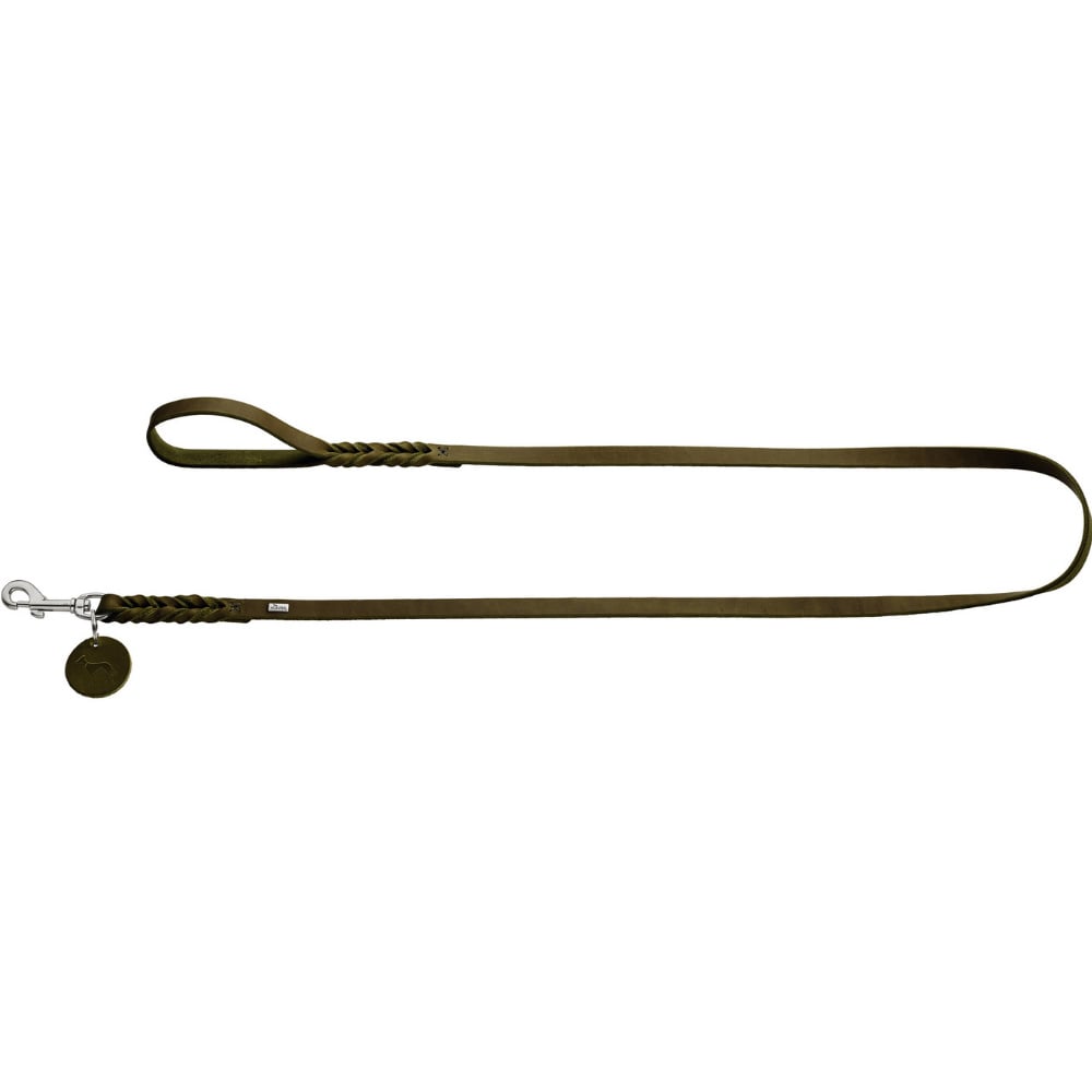 productImage: Leash Solid Education 16/200 Leather Olive Green
