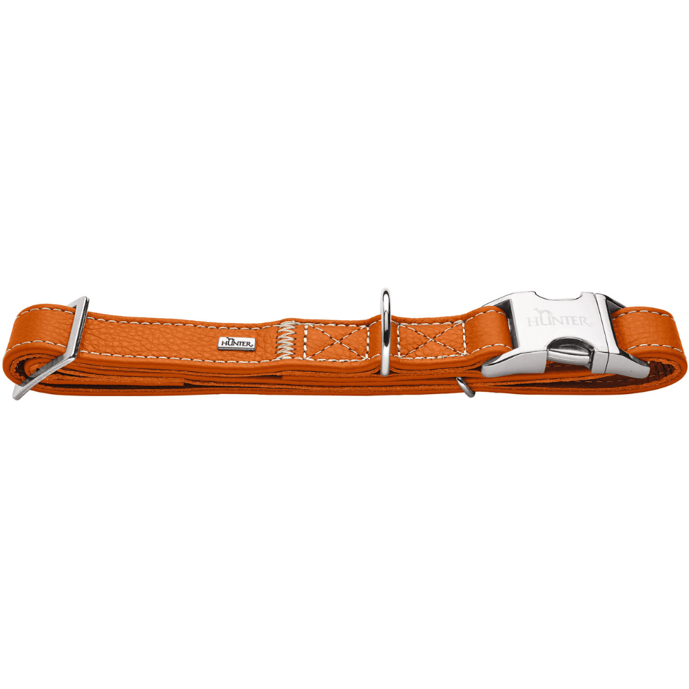 productImage: Collar Cannes Alu-Strong 30-45/M Leather Orange