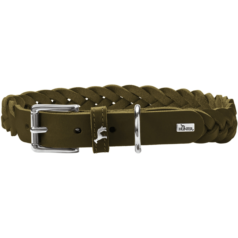 productImage: Collar Solid Education Special 45/S Leather Olive Green