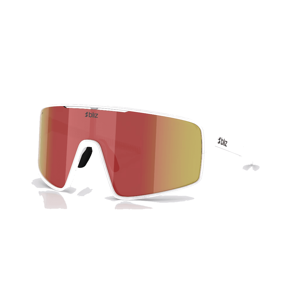 Matte White Brown W Red Mirror