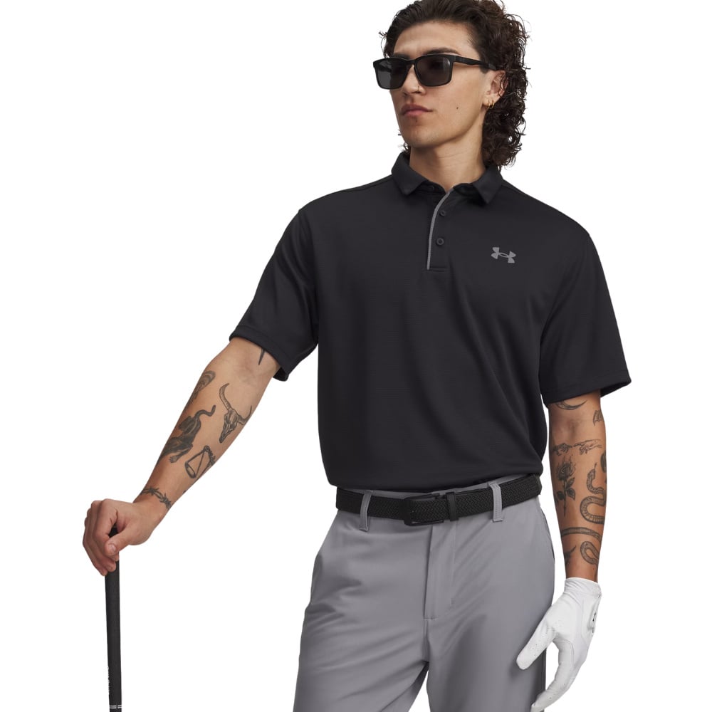 productImage: UA Tech M's Polo Black
