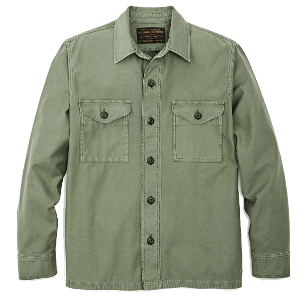 productImage: Field Jac-Shirt (Rever.Sateen) Washed Fatigue Green