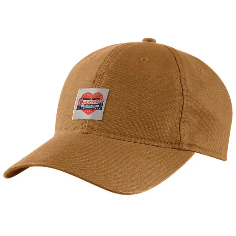 productImage: W's Heart Patch Canvas Cap Carhartt Brown
