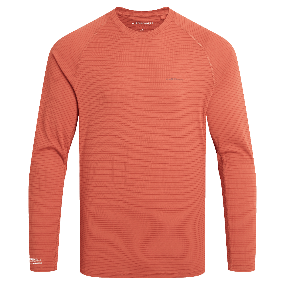 productImage: M's Nosilife Solarshield+ Long Sleeved T-Shirt Dark Sahara