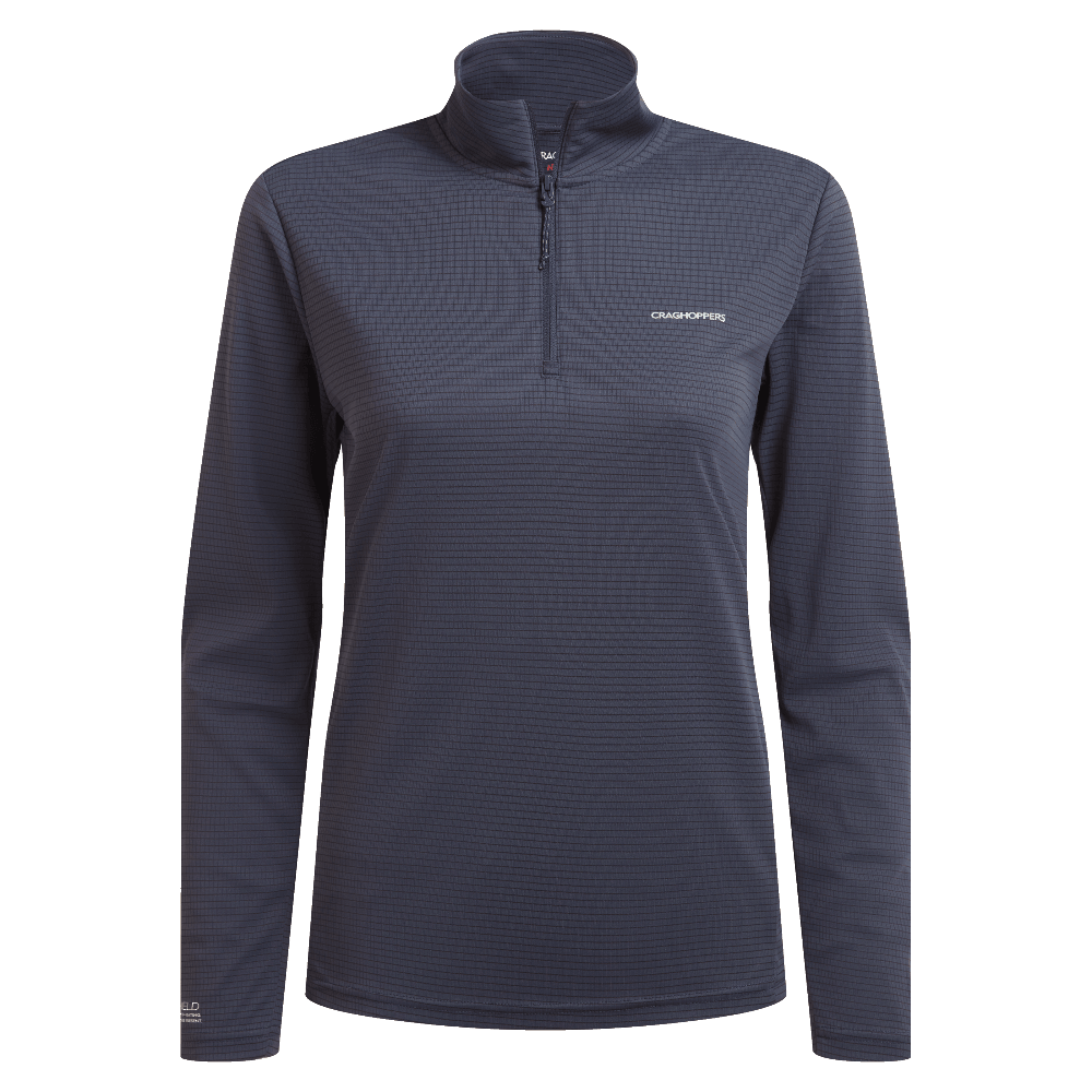 productImage: W's Nosilife Solarshield+ Half Zip Top Anthracite