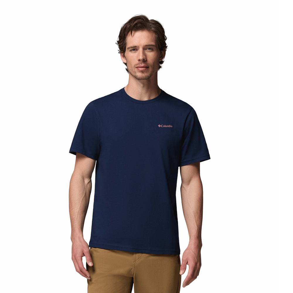 Csc™ Outdoor Back Graphic Tee Collegiate Navy, Sunscape, view: 1
