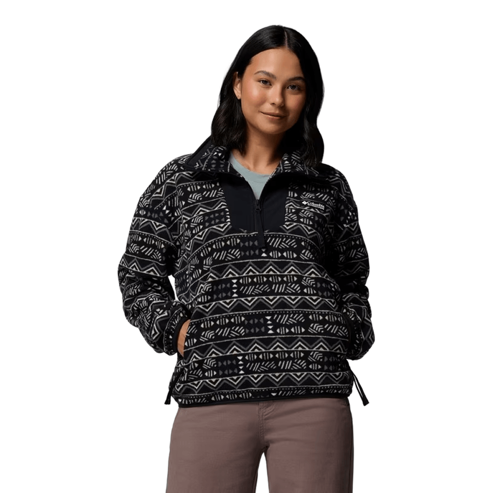 Sequoia Grove™ Printed Half Zip Black, Horizons, view: 1
