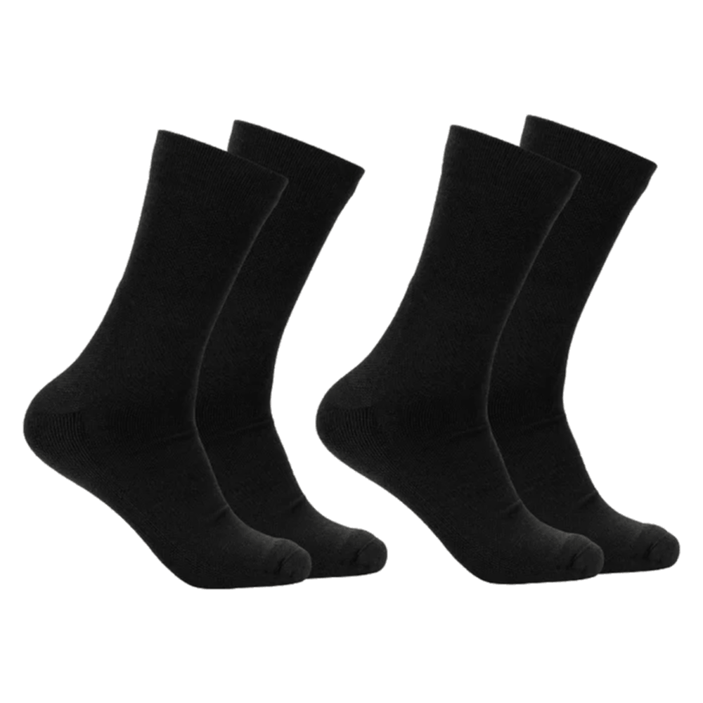 productImage: U Light Wool Sock 2-Pack Black B / Black B
