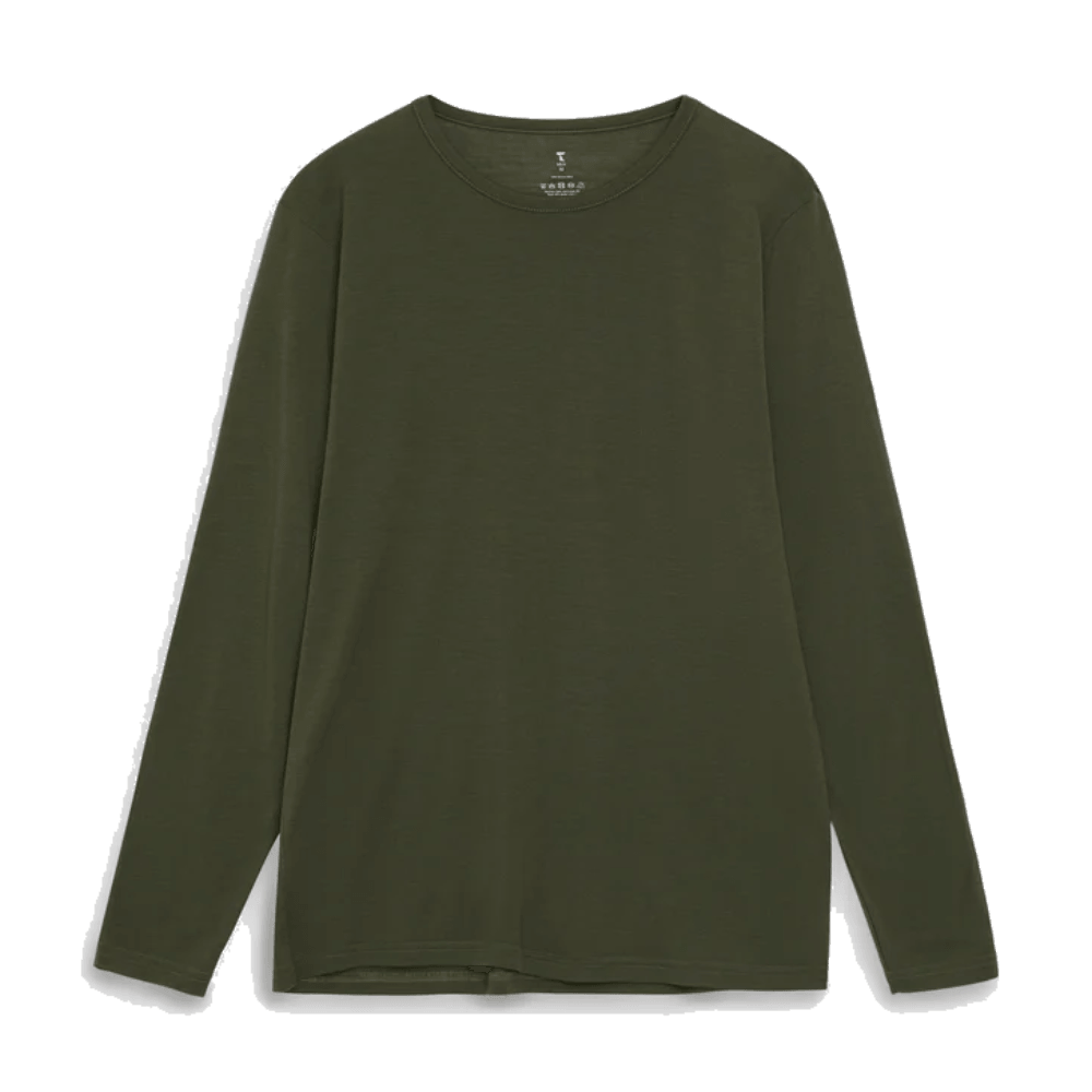 M's Clover Merino Long Sleeve Olive Night, view: 1