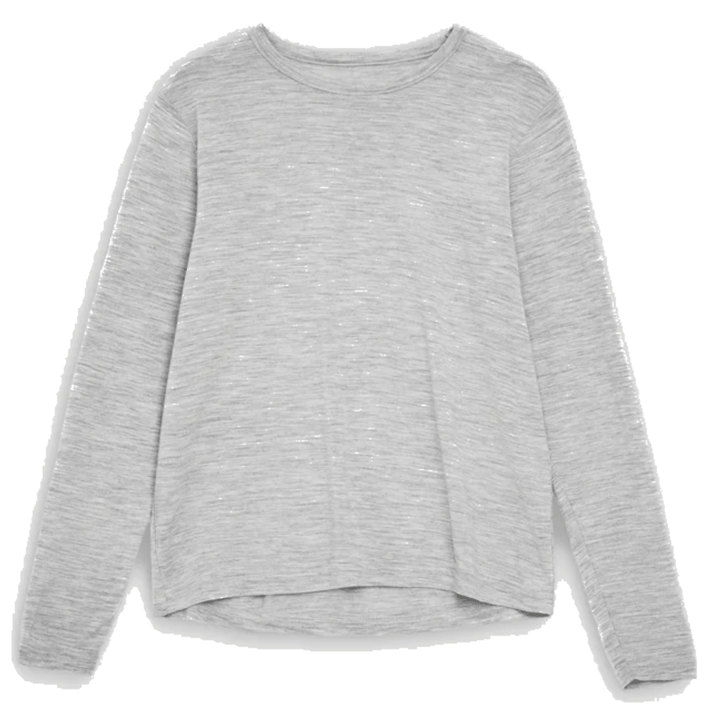 productImage: W's Clover Merino Long Sleeve Mid Grey Melange