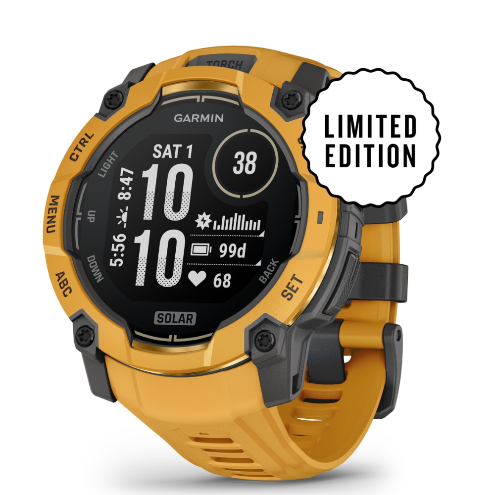 productImage: Instinct 3,50Mm, Solar, Sunburst With Gray Accents, Ww