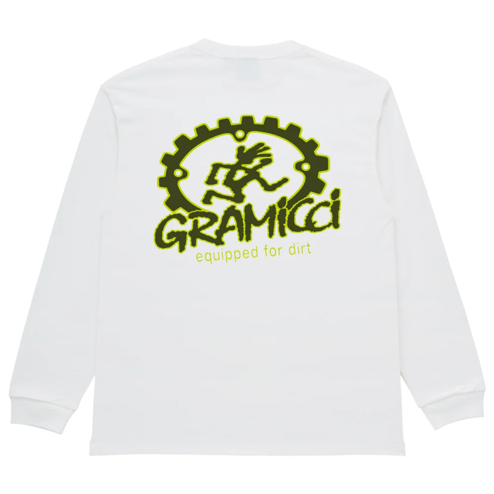 Equipped For Dirt L/S Tee White, view: 1