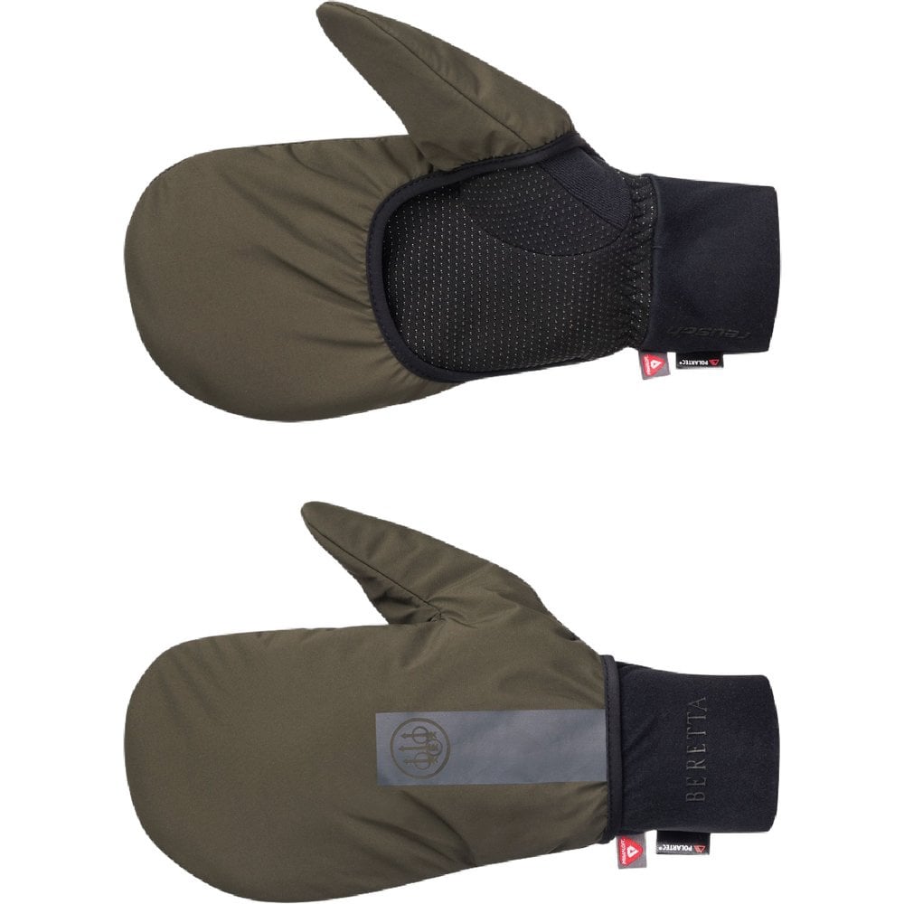Padded Double Gloves Green Moss, view: 1