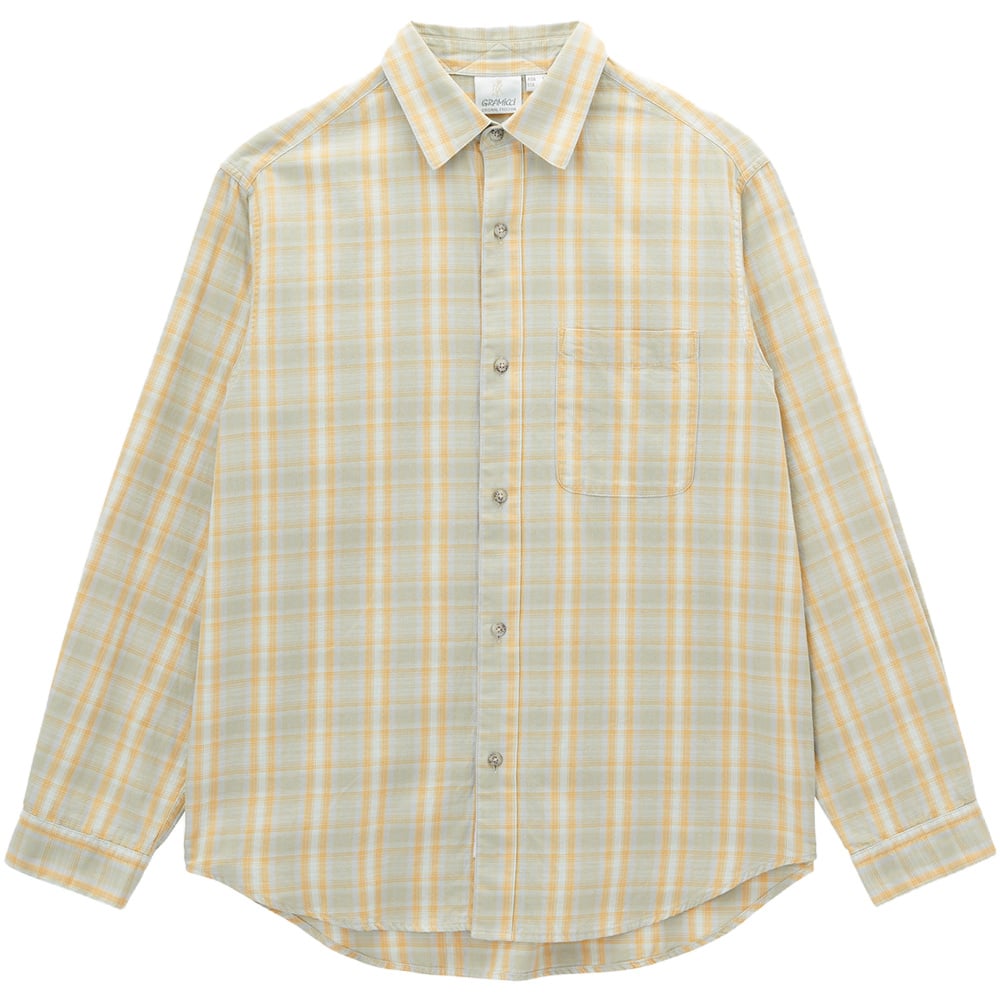 productImage: Checkered Ombre Shirt Mustard