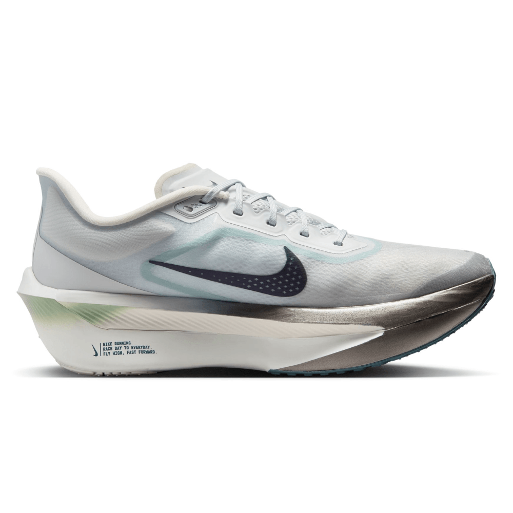 productImage: M's Zoom Fly 6 Road Racing Shoes Pure Platinum/Dark Obsidian-Grey Fog
