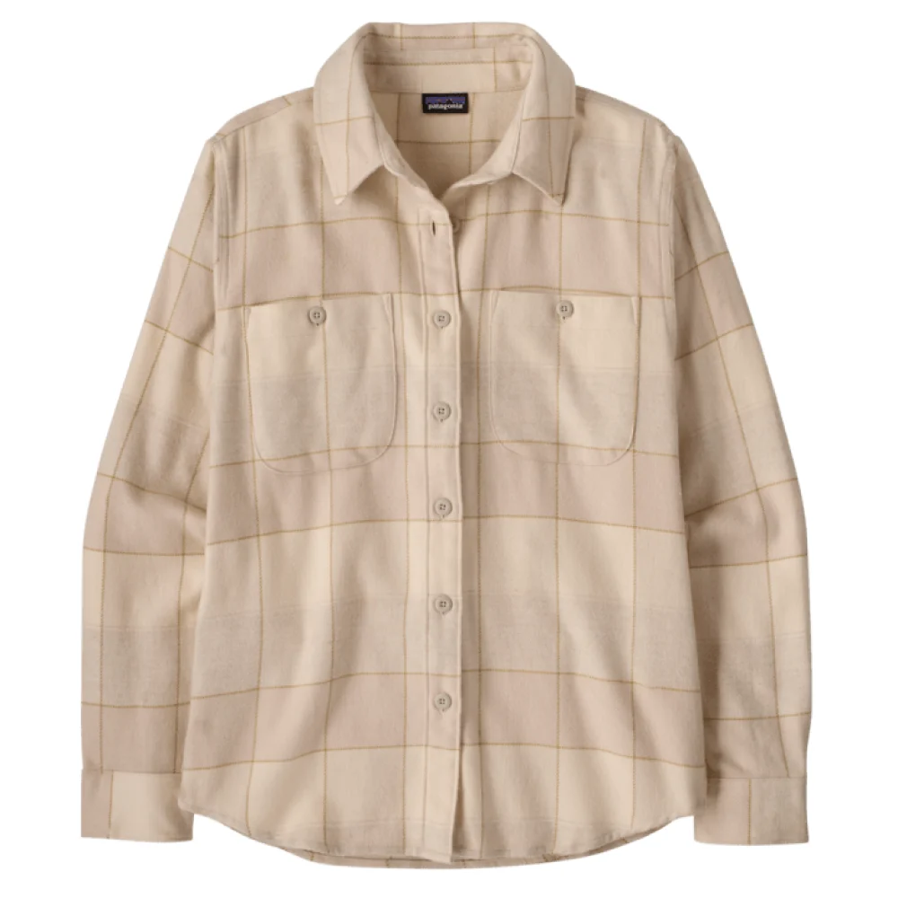 productImage: W's Fjord Flannel Shirt Snow Owl: Rutabaga White