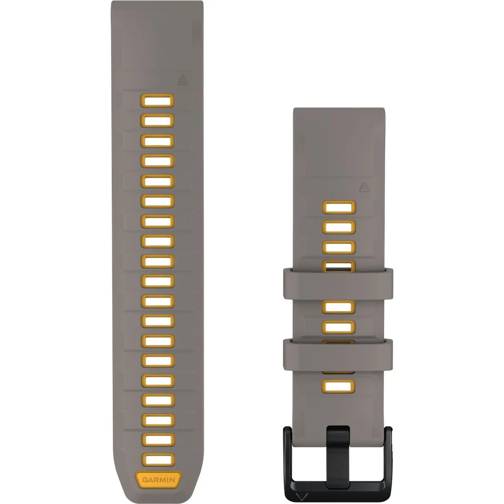 Silver Gray/Yellow Flare Silicone