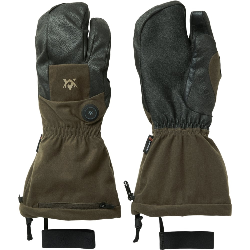 Heat System Mittens Solid Brown, view: 1