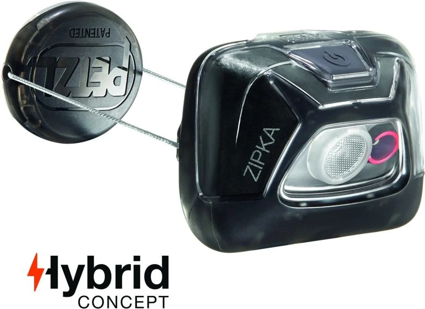 Zipka Petzl Zipka 300 Lumen Svart | Widforss